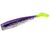 Силикон Lunker City Shaker 3.25" #281 Purple Ice Chartreuse Tail (уп. 8шт.) 32281 фото