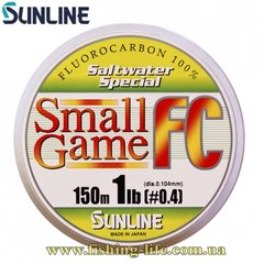 Флюорокарбон Sunline SWS Small Game FC 150м. (0.104мм 1.0LB) матч/тонущ. 16580345 фото
