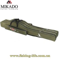 Чохол Mikado UWD-12003G-W для 3 вудилищ з котушками 160см. Зелений UWD-12003G-160 фото