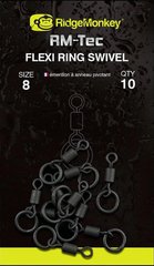 Вертлюжок RidgeMonkey RM-Tec Flexi Ring Swivel #11 (уп. 10шт.) 91680244 фото