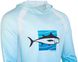 Реглан Favorite Hooded Jersey Tuna Голубой (розмір-XL) 16935522 фото в 3