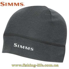 Шапка Simms Lightweight Wool Liner Beanie Carbon 13094-003-00 фото