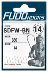 Крючки Fudo Sode FW Nickel #12 (уп. 16шт.) FHNK660012 фото