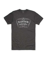 Футболка Simms Montana Style T-Shirt Charcoal (Розмір-S) 13235-086-20 фото