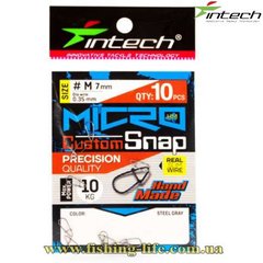 Застежка Intech Micro Custom Snap L 15кг. (уп. 10шт.) FS0629937 фото