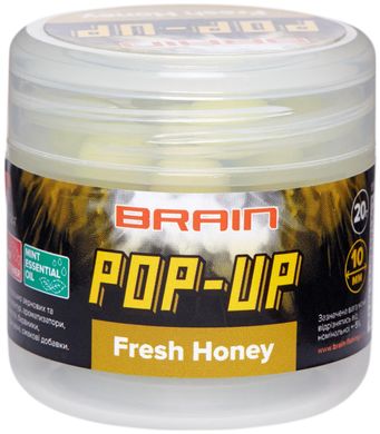 Бойлы Brain Pop-Up F1 ø14мм. Fresh Honey (мёд с мятой) 15гр. 18580468 фото
