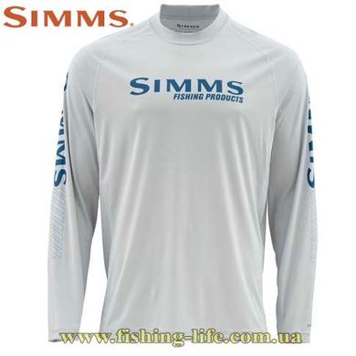 Блуза Simms SolarFlex Crew Graphic Prints Fast Bass Sterling (Розмір-XXL) 12728-095-60 фото