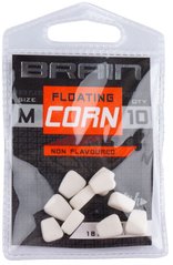 Кукуруза Brain Fake Flaoting Corn Non Flavoured Размер-S (белый) 10шт. 18580340 фото