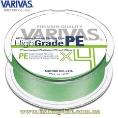 Шнур Varivas High Grade PE X4 Flash Green 150м. #0.6/0.128мм. 12lb/5.4кг. РБ-713897 фото