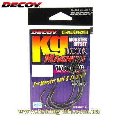 Крючок Decoy Worm 26 Kg Hook Magnum #10/0 (уп. 2шт.) 15620486 фото