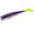 Силікон Lunker City Shaker 3.25" #281 Purple Ice Chartreuse Tail (уп. 8шт.) 32281 фото