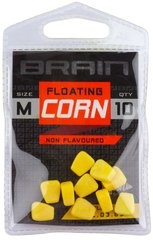 Кукурудза Brain Fake Flaoting Corn Non Flavoured Розмір-S (жовтий) 10шт. 18580341 фото