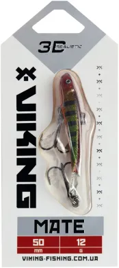 Балансир Viking Fishing Mate Ice Jig 50mm 12g #17 Brown Perch 19190517 фото