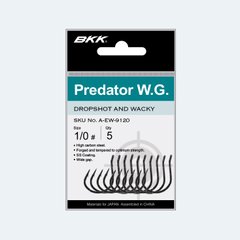 Крючок для дроп шота BKK Predator WG #1 (уп. 6шт.) A-ES-8322 фото