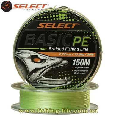 Шнур Select Basic PE 150м. (0.26мм. 20.8кг.) разноцв. 18703099 фото
