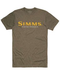 Футболка Simms Logo T Shirt Olive Heather (Розмір-S) 12803-375-20 фото