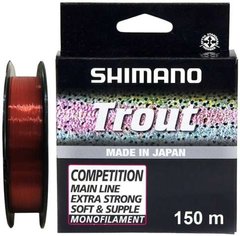 Леска Shimano Trout Competition Mono 150м. 0.12мм. 1.29кг. Red 22663188 фото