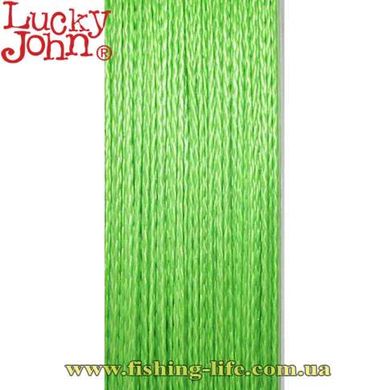Шнур Lucky John Basara Light Green Х4 PE 125м. #0.3 0.091мм. 3.9кг. (LJ4102-009) LJ4102-009 фото