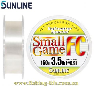 Флюорокарбон Sunline SWS Small Game FC 150м. (0.128мм 2.0LB) матч/тонущ. 16580364 фото