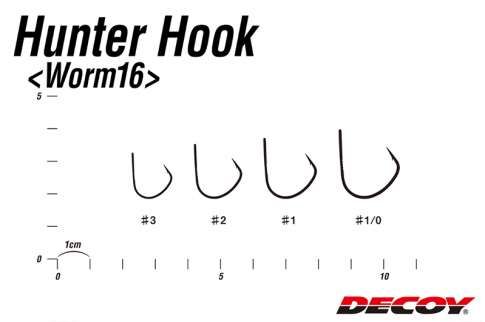 Крючок Decoy Worm 16 Hunter Hook #1 (уп. 9шт.) 15620805 фото
