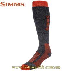 Шкарпетки Simms Merino Midweight OTC Sock Carbon M 13142-003-30 фото
