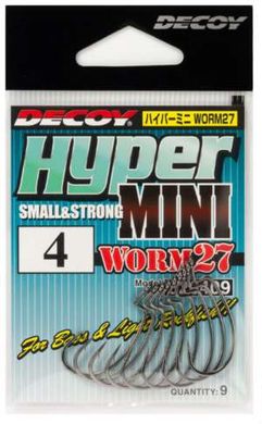 Крючок Decoy Worm 27 Hyper Mini 2 (уп. 9шт.) 15620887 фото