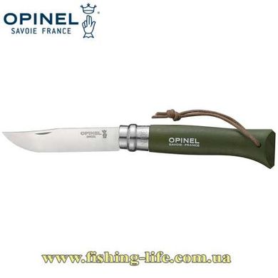 Нож Opinel Trekking №8 Inox зеленый 2046344 фото