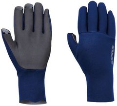 Перчатки Shimano Chloroprene EXS 3 Cut Gloves ц:blue M 22660818 фото
