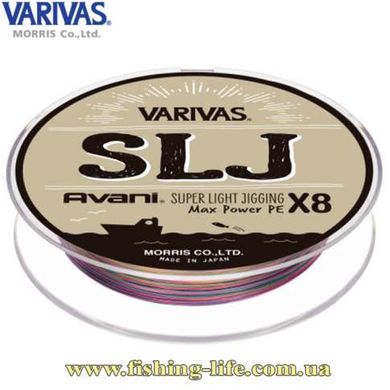 Шнур Varivas Avani SLJ Max Power PE X8 150м. #0.4/0.1мм. 4.545кг. VA 13261 фото