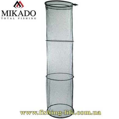 Садок раскладной под колышек Mikado S21-4040-120 1.20м. d=40см. прорезиненная сетка S21-4040-120 фото