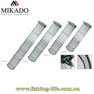 Садок раскладной под колышек Mikado S21-4040-120 1.20м. d=40см. прорезиненная сетка S21-4040-120 фото