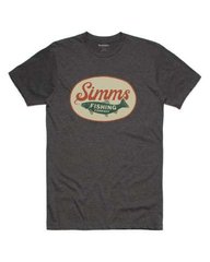 Футболка Simms Trout Wander T-Shirt Charcoal Heather (Розмір-S) 13324-086-20 фото