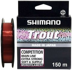 Леска Shimano Trout Competition Mono 150м. 0.20мм. 3.27кг. Red 22663192 фото