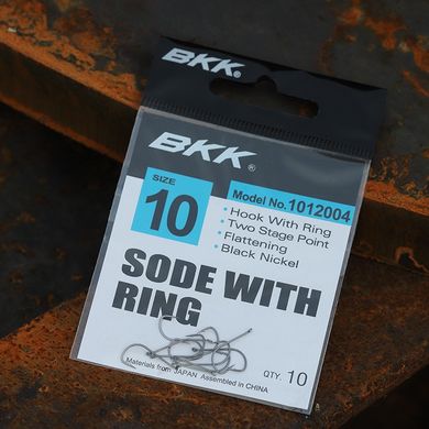 Крючок BKK Sode-R Diamond #10 (уп. 10шт.) A-BS-0212 фото