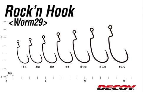 Крючок Decoy Worm 29 Rockn Hook #1 (уп. 9шт.) 15620890 фото
