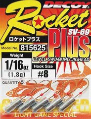 Джиг головка Decoy Rocket Plus SV-69 1.8гр. №6 (5шт.) 15620160 фото