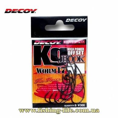 Крючок Decoy Worm 17 Kig Hook #3/0 (уп. 7шт.) 15620004 фото