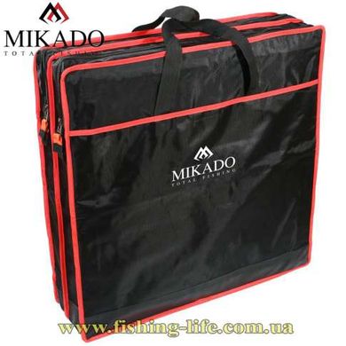 Чехол для садка Mikado UWJ-MBS2 2-х секционный 63x63x18см. красно-черный UWJ-MBS2-BR фото