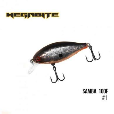 Воблер Megabite Samba 100F (60мм. 12.5гр. 1.0м.) (цвет-1) FS0633178 фото