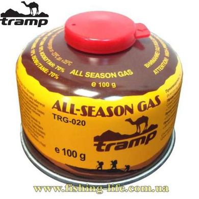 Баллон газовый Tramp (резьбовой) 100 грам TRG-020 TRG-020 фото