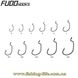 Крючки Fudo Worm FW-01 Black #6 (уп. 12шт.) FHBN78016 фото в 4