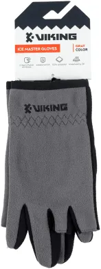 Рукавички Viking Fishing Ice Master Gloves L (fleece) ц:grey-graphite 19190564 фото