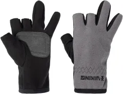 Рукавички Viking Fishing Ice Master Gloves L (fleece) ц:grey-graphite 19190564 фото