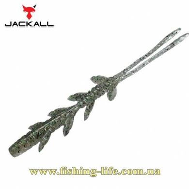 Силікон Jackall Scissor Comb 2.5" Dark Thunder/Clear Silver 16991061 фото