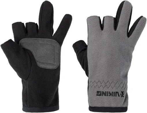 Перчатки Viking Fishing Ice Master Gloves L (fleece) ц:grey-graphite 19190564 фото