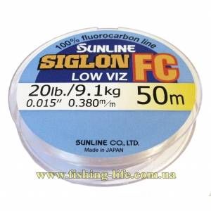 Флюорокарбон Sunline SIG-FC 50м. (0.38мм 9.1кг.) 16580144 фото