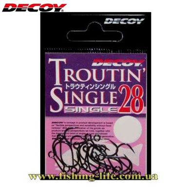 Крючок Decoy Single 28 Troutin Single #4 (уп. 16шт.) 15620445 фото