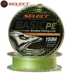Шнур Select Basic PE 150м. (0.04мм. 2.5кг.) салат 18701950 фото