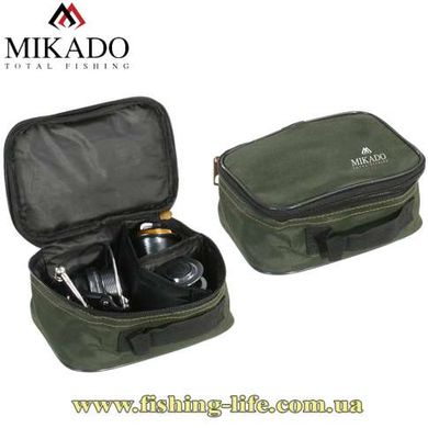 Сумка Mikado для катушек R002G (20x13.5x9см.) зеленая UWJ-R002G фото