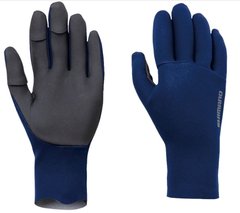 Рукавички Shimano Chloroprene EXS 3 Cover Gloves ц:blue M 22660824 фото